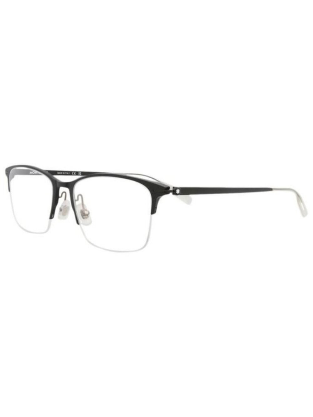 New Montblanc Mens Square/Rectangle Black Black Transparent Fashion Designer Eye